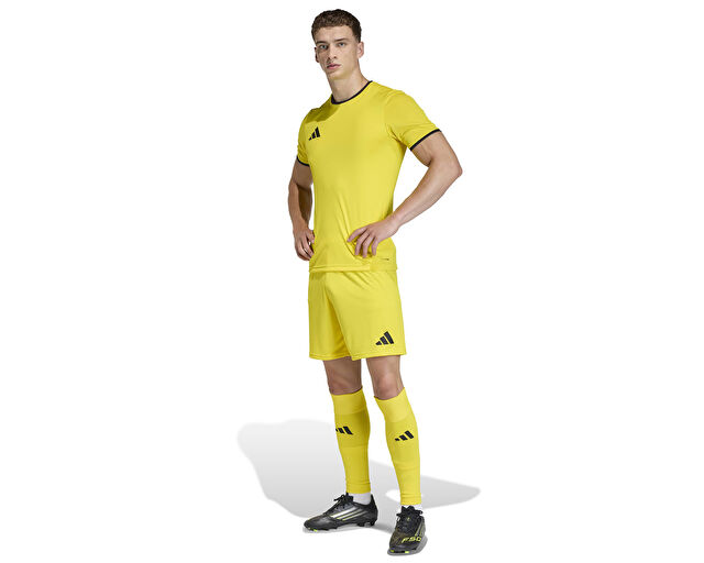 Adidas Ent26 Sho Erkek Futbol Şortu JZ2518 Sarı görsel 4