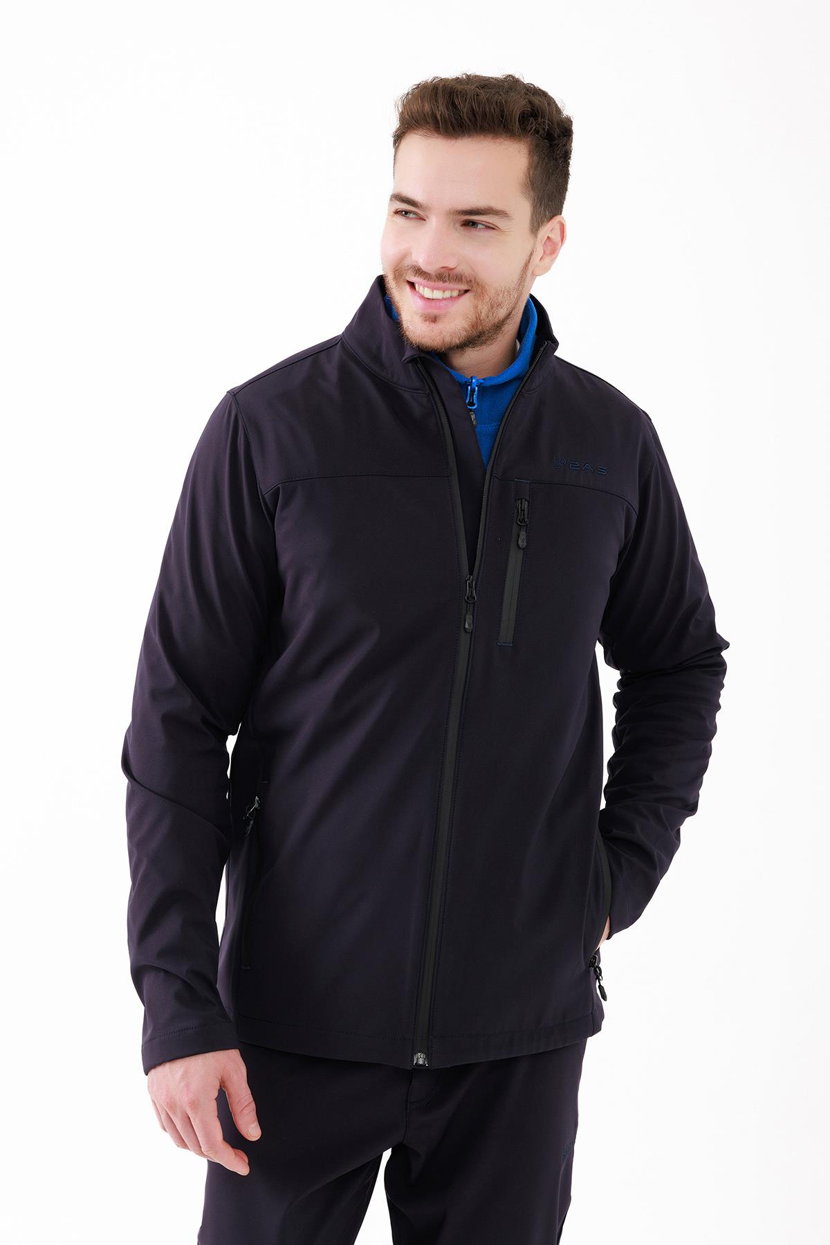 2AS Baxter İnce Softshell Erkek Ceket Siyah