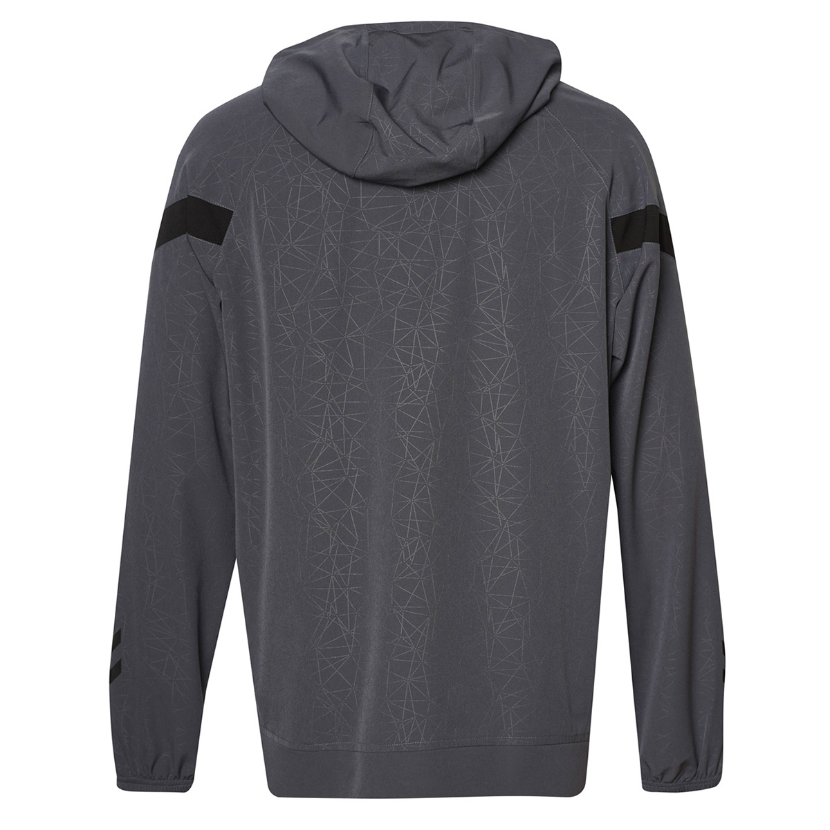 Hummel Flex Siyah Kapüşonlu Erkek Fermuarlı Sweatshirt Hırka görsel 3