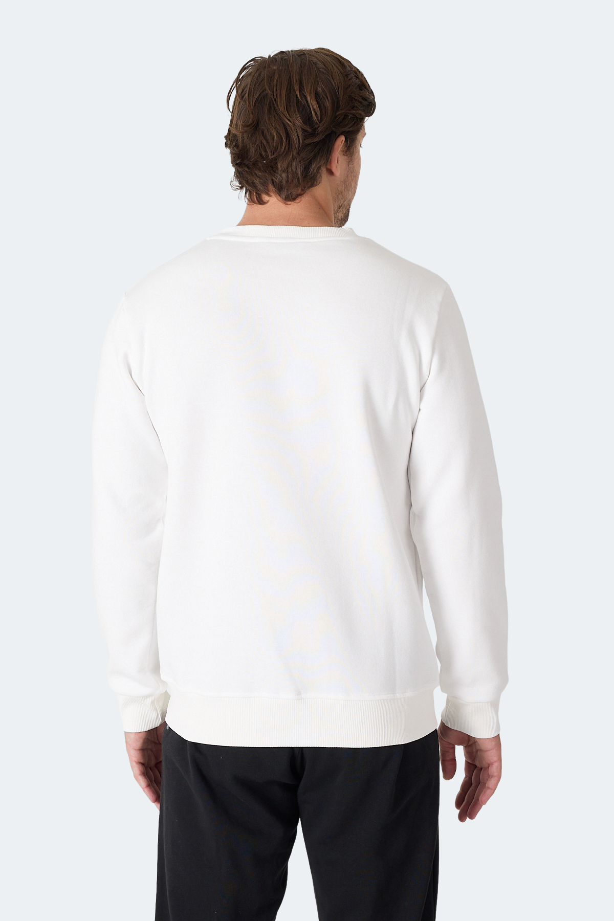 SLAZENGER MEGAR I Erkek Ekru Sweatshirt görsel 5
