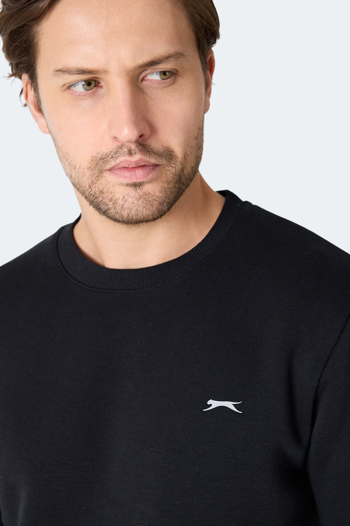 SLAZENGER MEGAR I Erkek Siyah Sweatshirt görsel 4