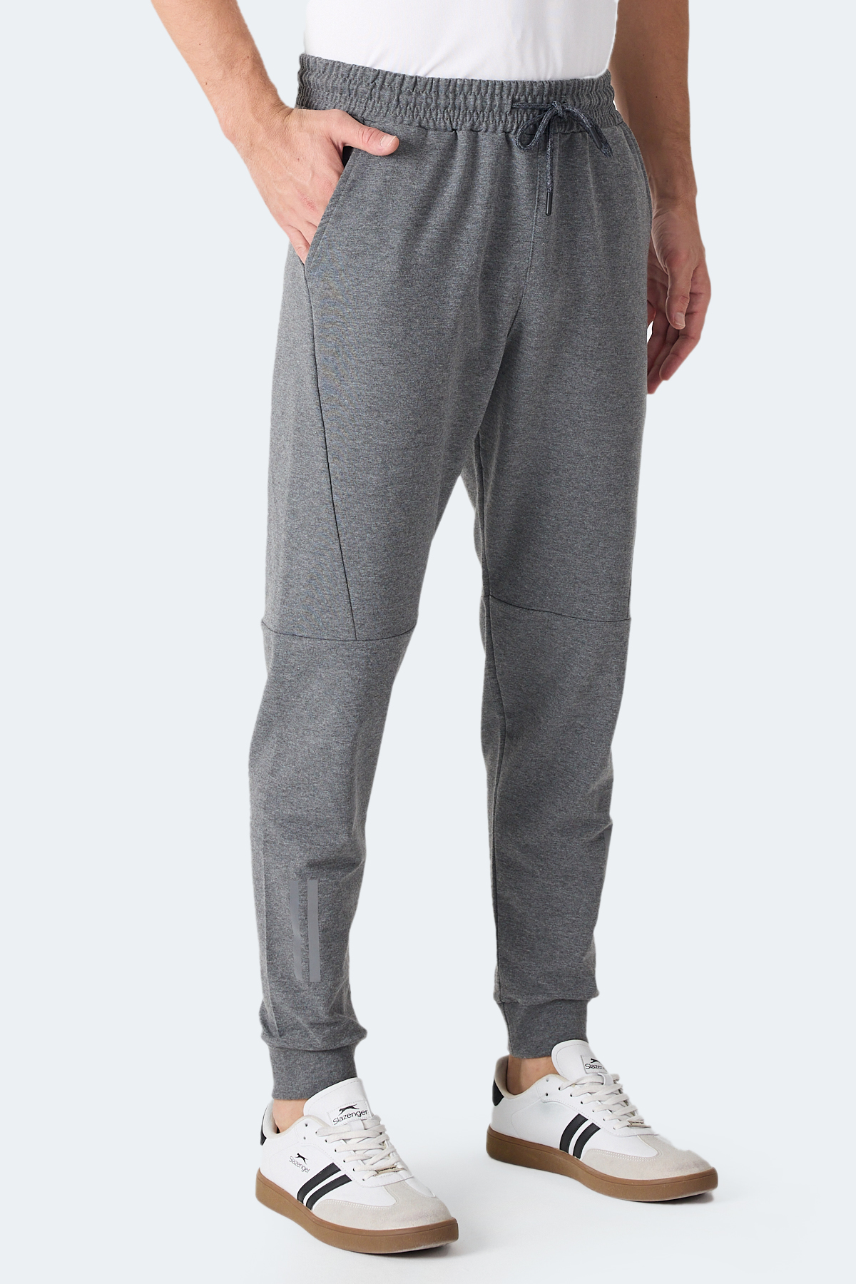 SLAZENGER INFERNAL I Erkek Koyu Gri Jogger Eşofman Altı görsel 3