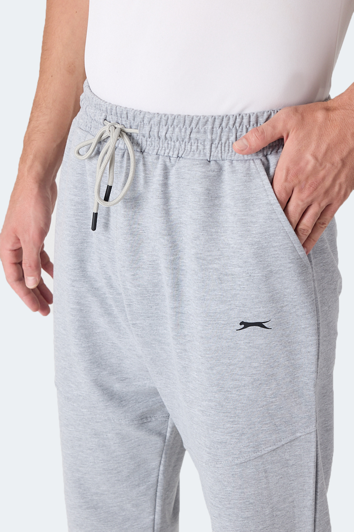 SLAZENGER INDEPENDENT I Erkek Gri Eşofman Altı görsel 5
