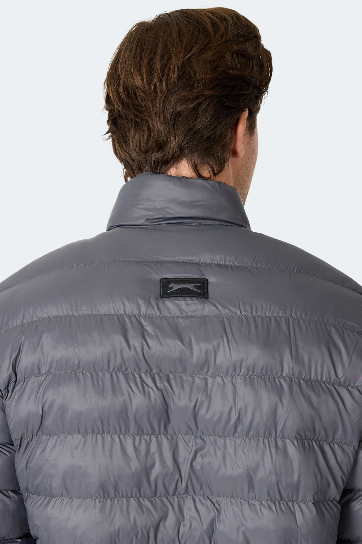 SLAZENGER BRAUM Erkek Şişme Koyu Gri Mont & Kaban görsel 6