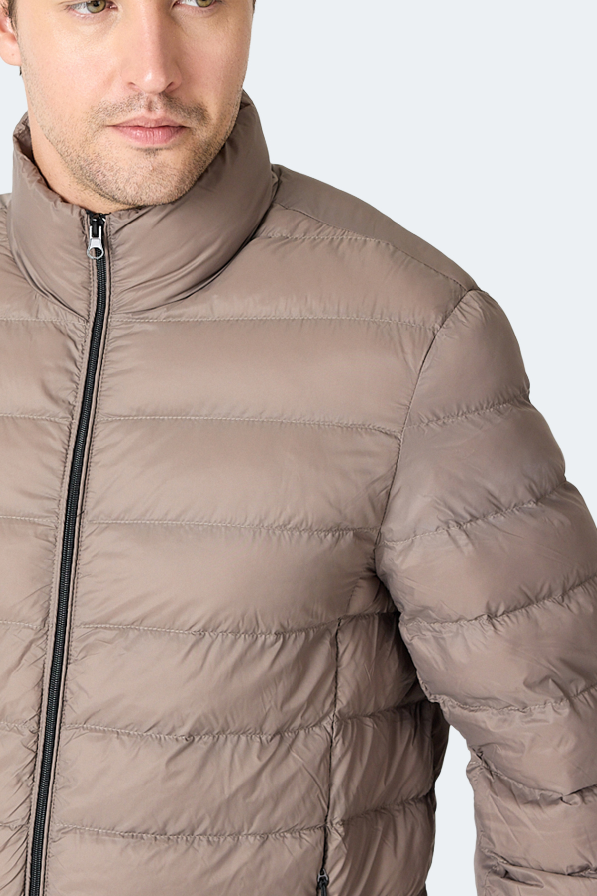 SLAZENGER BRAUM Erkek Şişme Kahve Mont & Kaban görsel 2