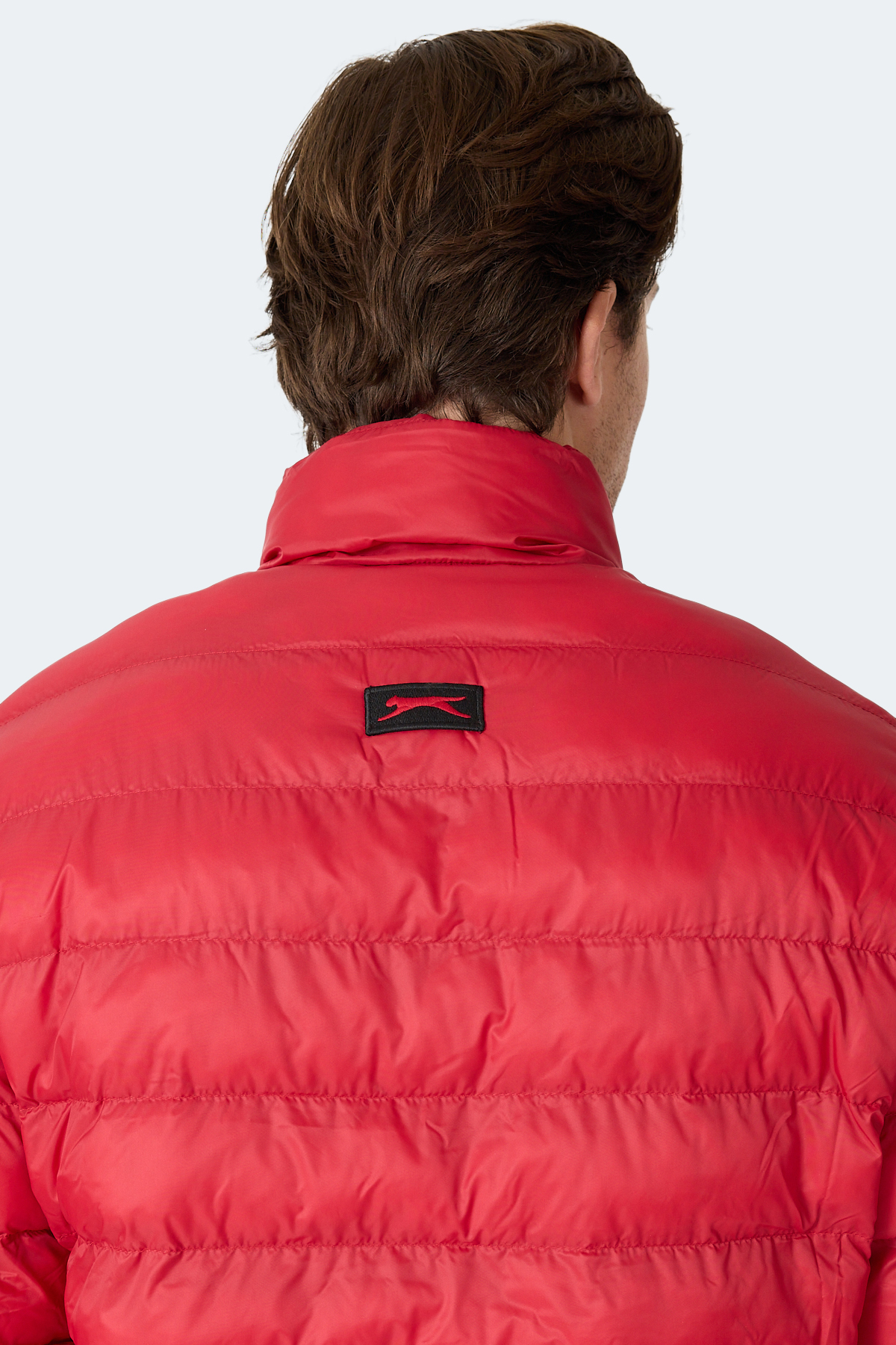 SLAZENGER BRAUM Erkek Şişme Kırmızı Mont & Kaban görsel 5