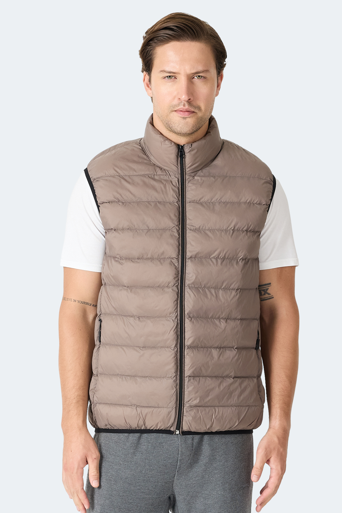 SLAZENGER BARROS Erkek Kahve Yelek