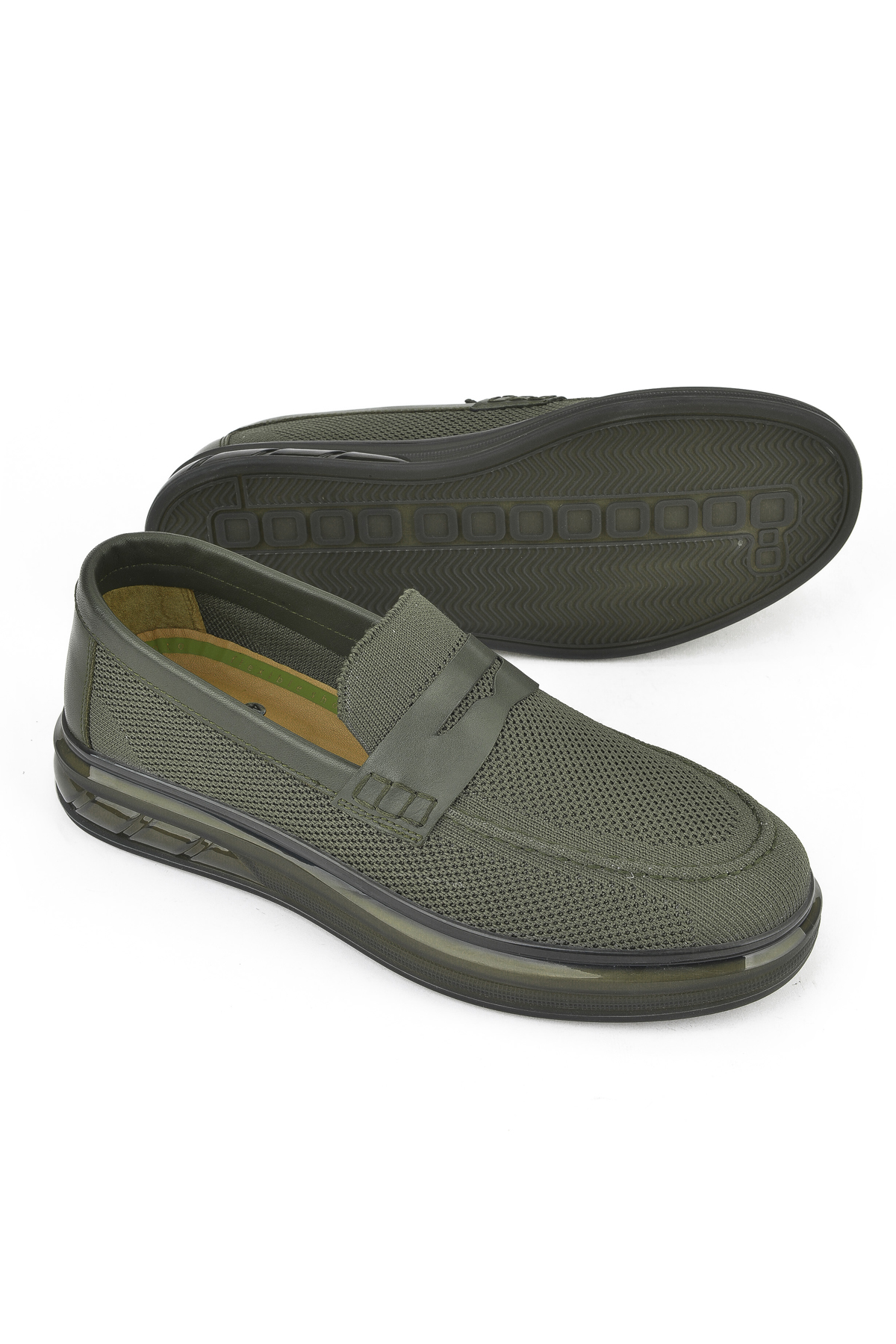 Ziya Ayakkabı Erkek Sneaker 153990ZZ2844 Haki görsel 4