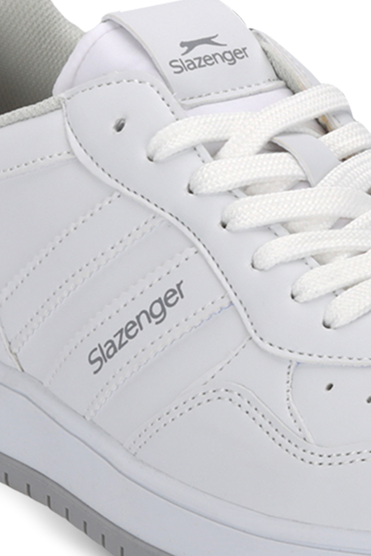 SLAZENGER FOX Kadın Beyaz / Gri Günlük Spor Ayakkabısı görsel 3