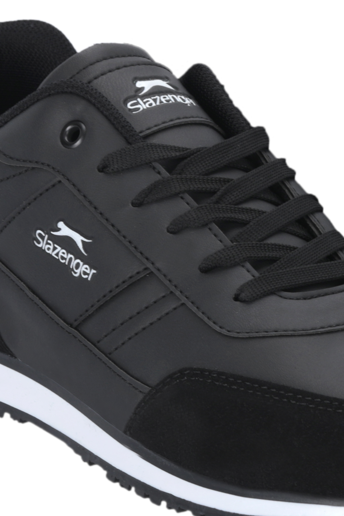 SLAZENGER ISPIRE I Erkek Siyah / Beyaz Günlük Spor Ayakkabısı görsel 4