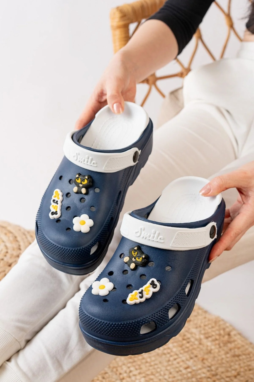Slipcat Unisex Deniz Sabo Doktor Hemşire Hastane Confort Sandalet