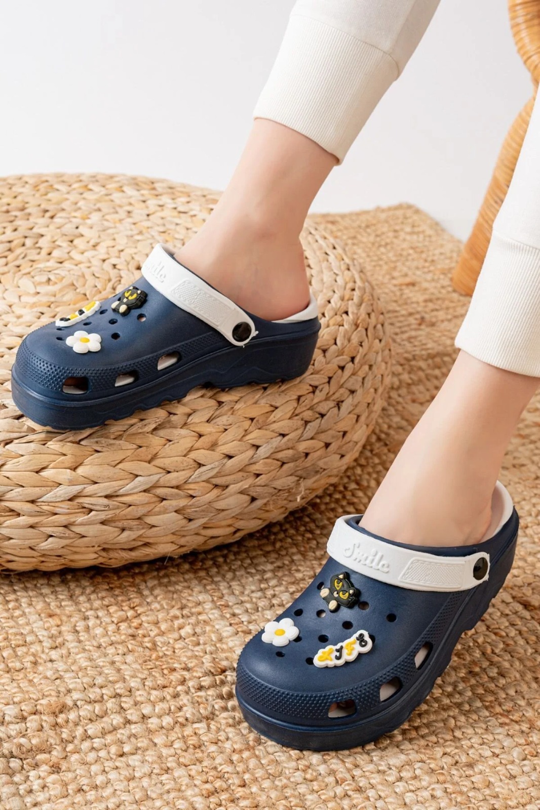 Slipcat Unisex Deniz Sabo Doktor Hemşire Hastane Confort Sandalet görsel 2