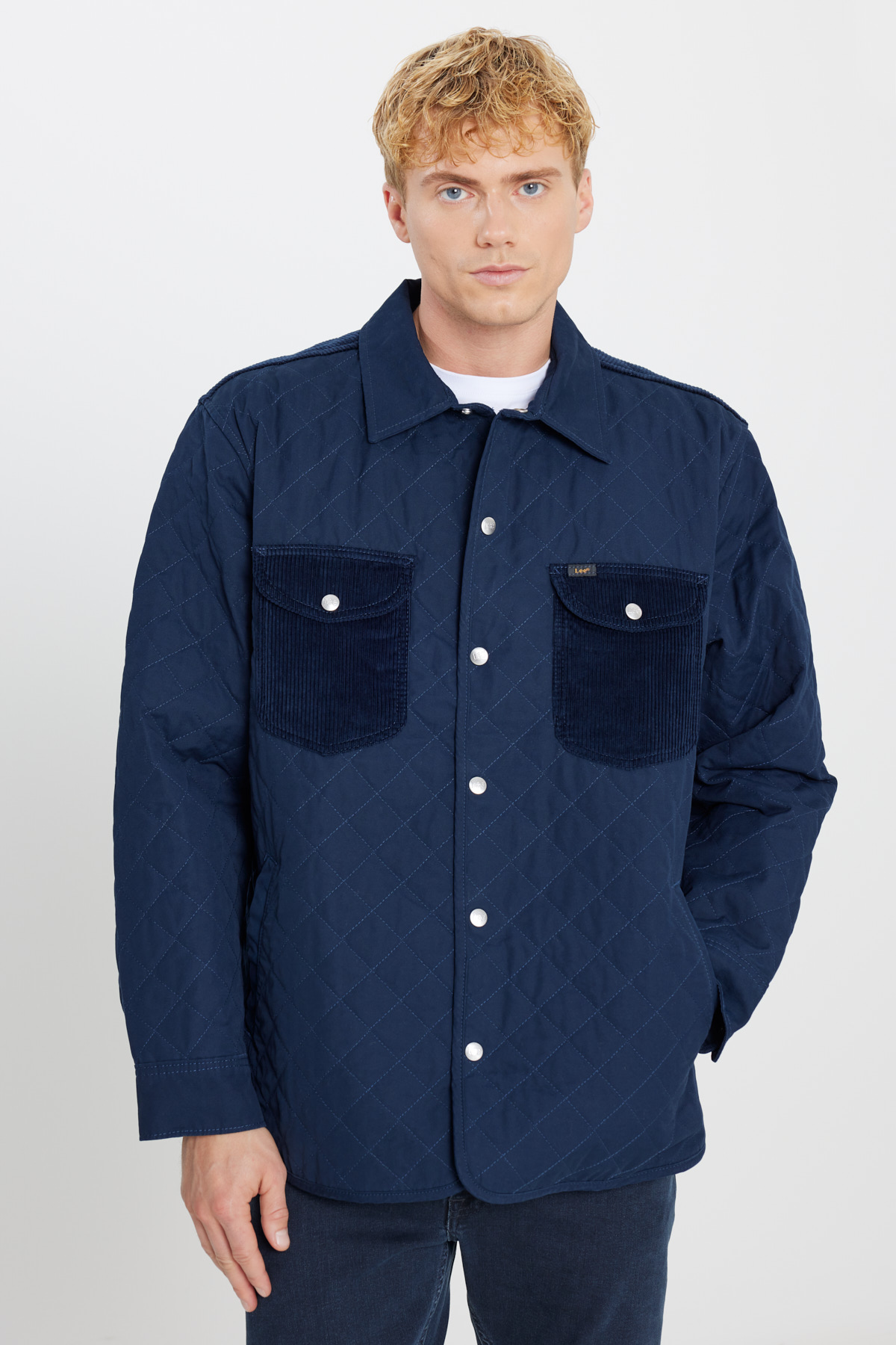 Lee %100 Pamuk Regular Fit Normal Kesim Cep Detaylı Ceket Mont
