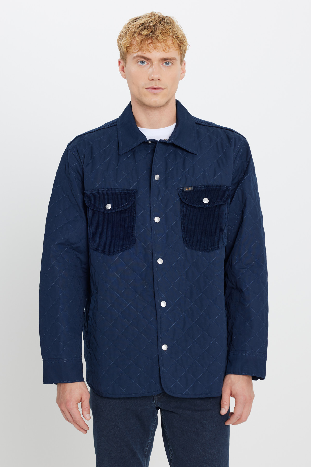 Lee %100 Pamuk Regular Fit Normal Kesim Cep Detaylı Ceket Mont görsel 2