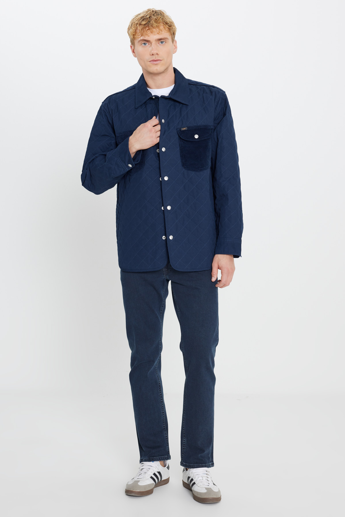 Lee %100 Pamuk Regular Fit Normal Kesim Cep Detaylı Ceket Mont görsel 3