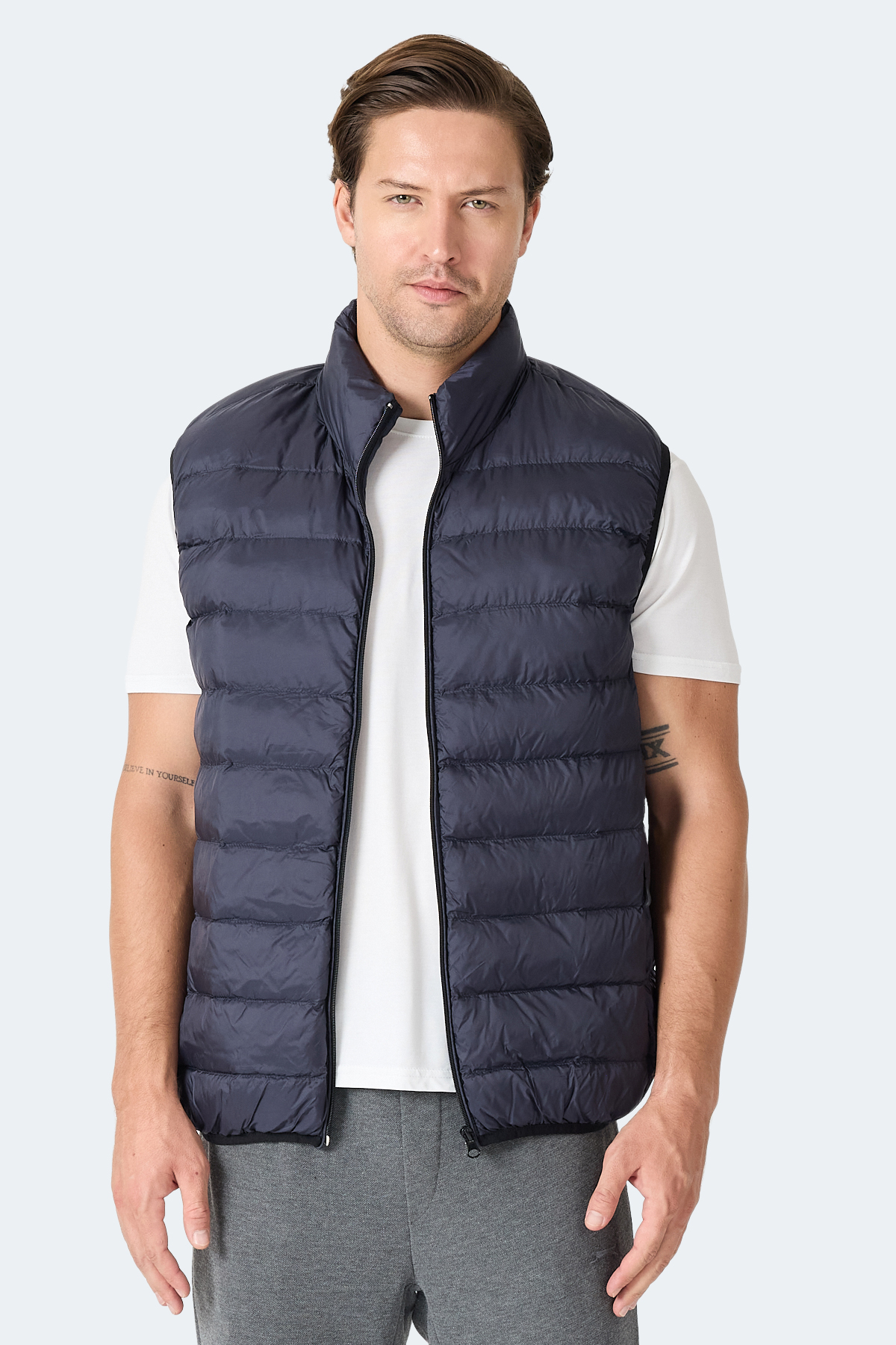 SLAZENGER BARROS Erkek Lacivert Yelek görsel 6
