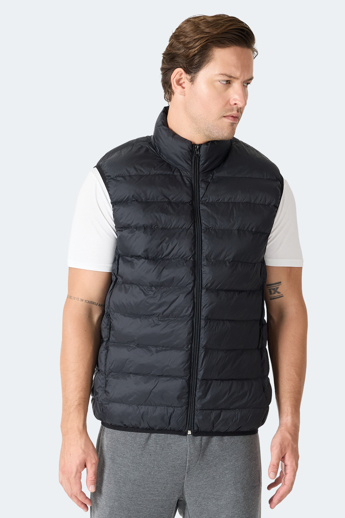 SLAZENGER BARROS Erkek Siyah Yelek görsel 3