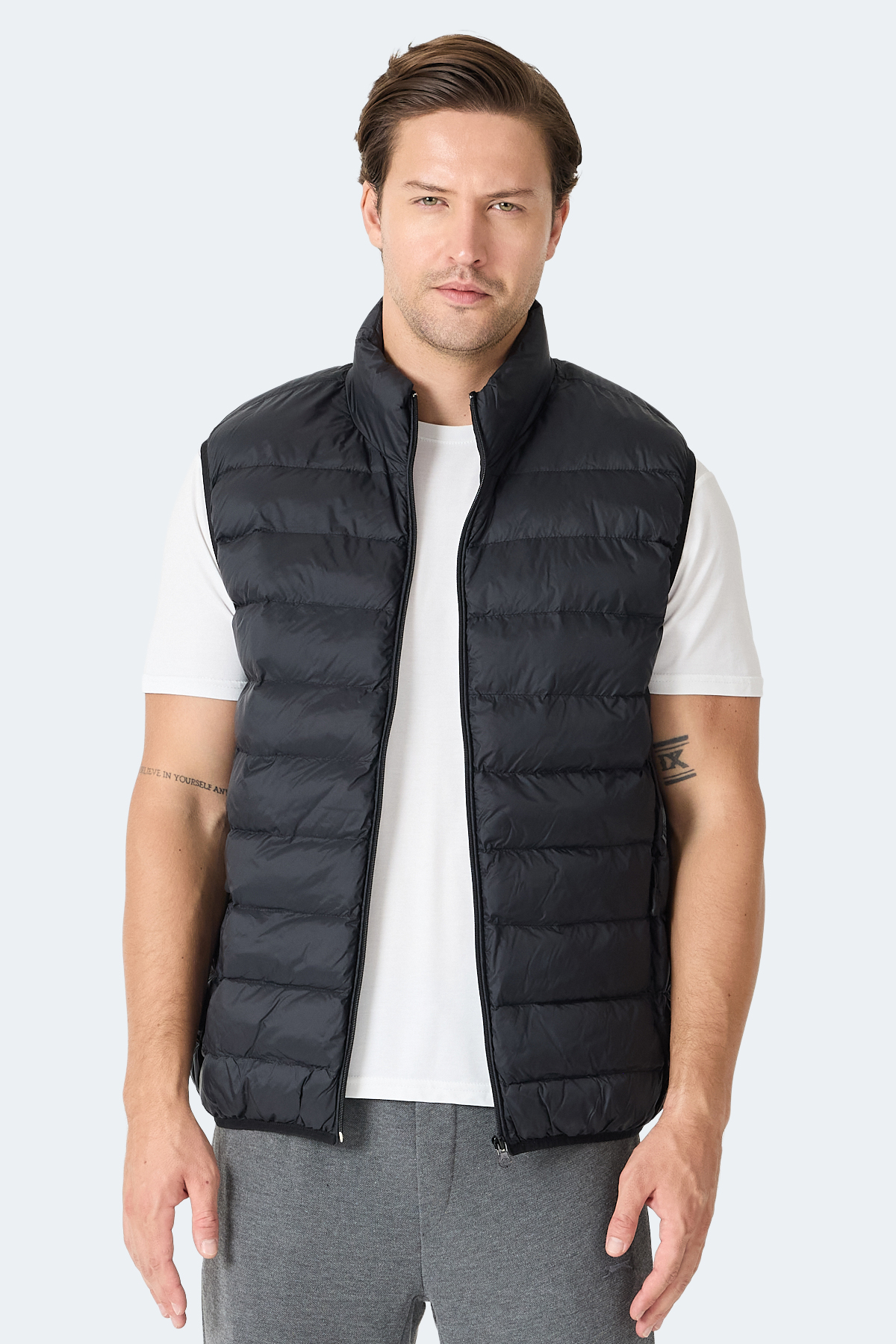 SLAZENGER BARROS Erkek Siyah Yelek görsel 6