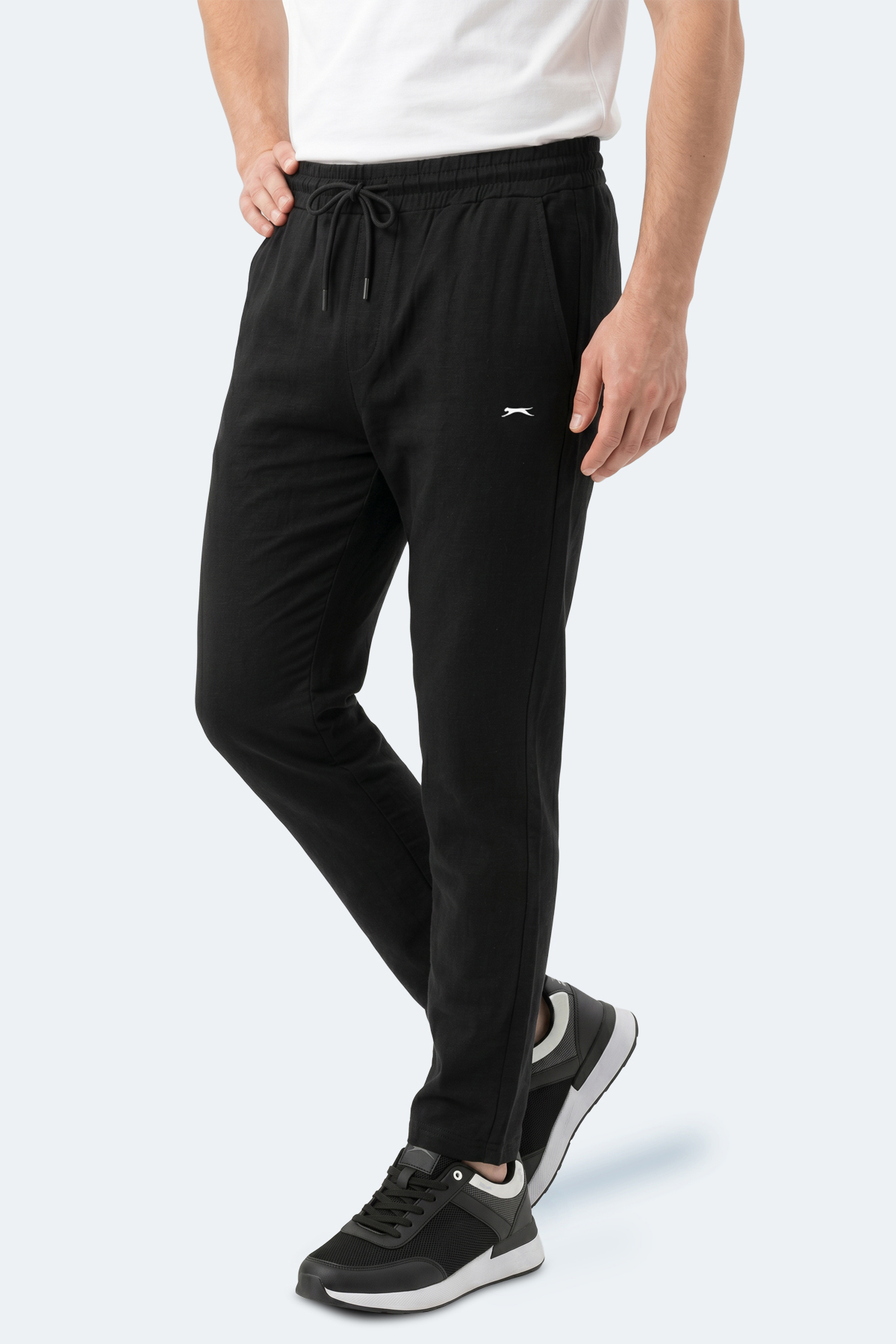 SLAZENGER KARMELA Erkek Cepli Siyah Eşofman Altı