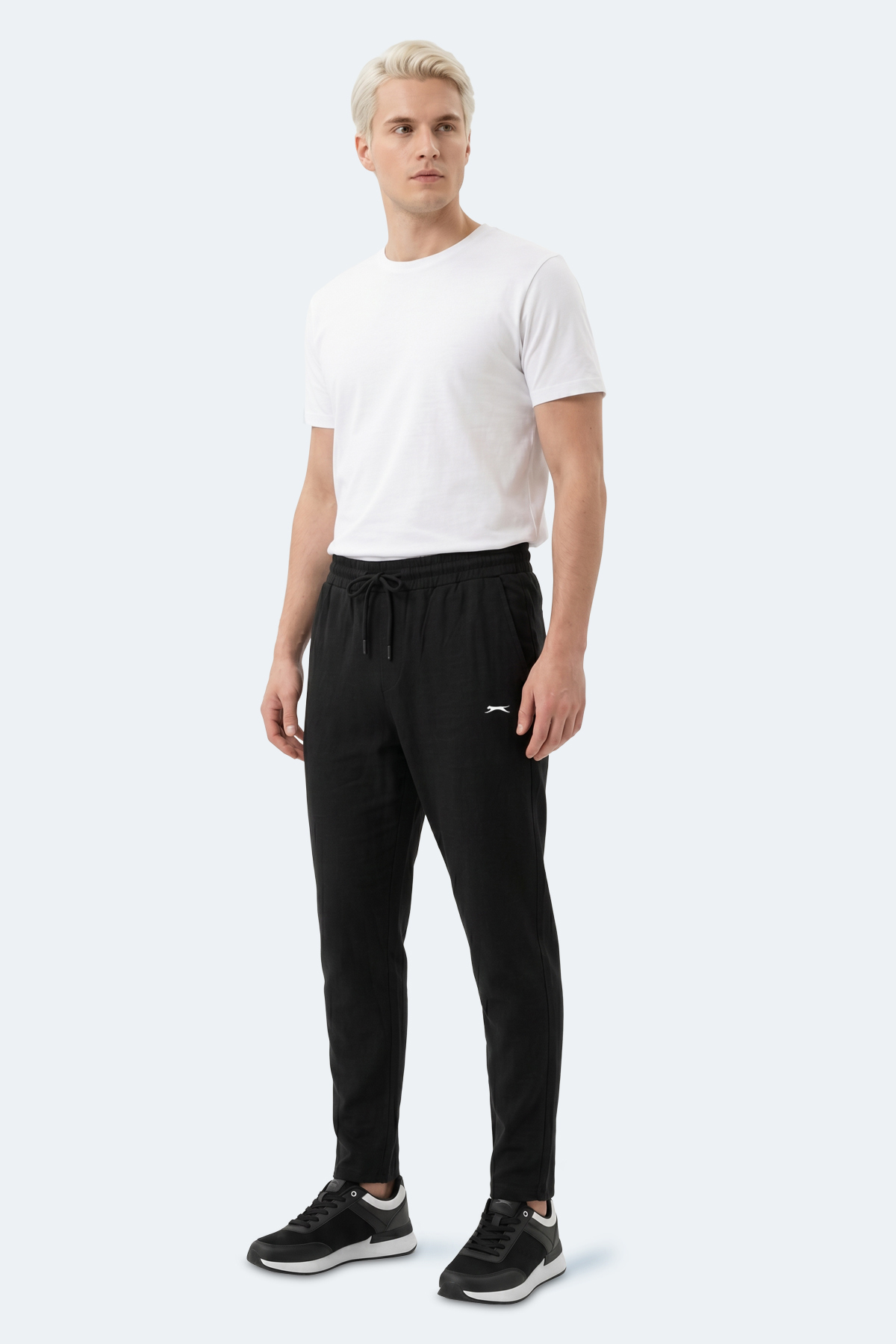 SLAZENGER KARMELA Erkek Cepli Siyah Eşofman Altı görsel 2
