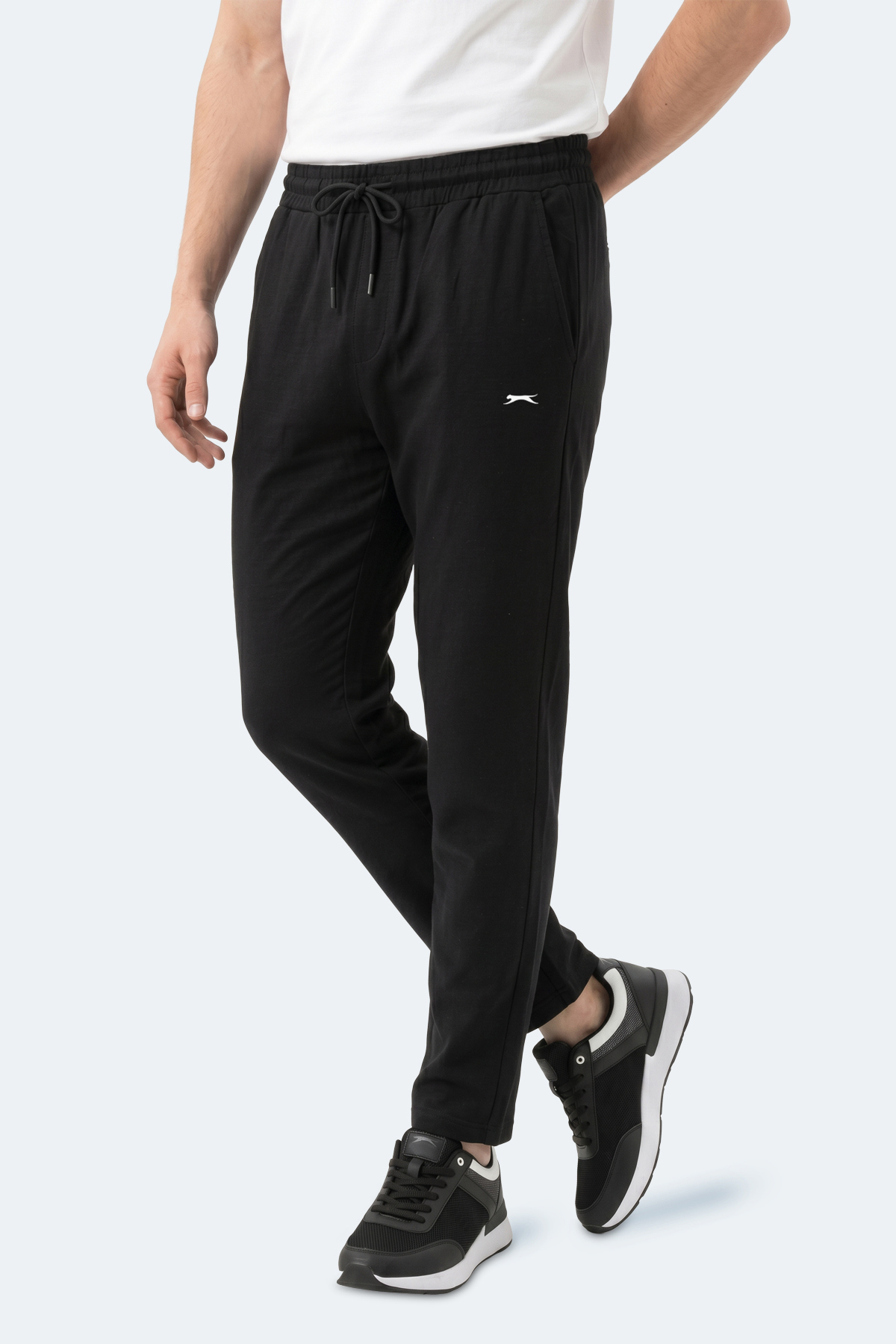 SLAZENGER KARMELA Erkek Cepli Siyah Eşofman Altı görsel 4