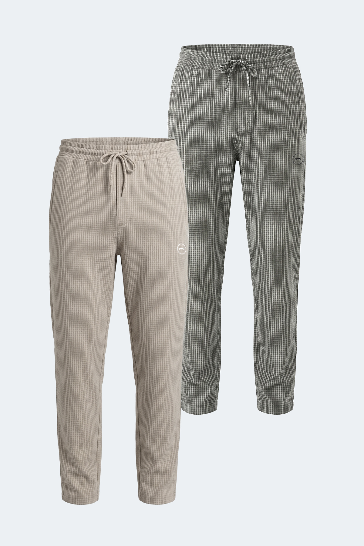 SLAZENGER NIKITA 2 Lİ SET Erkek Siyah - Bej Eşofman Altı