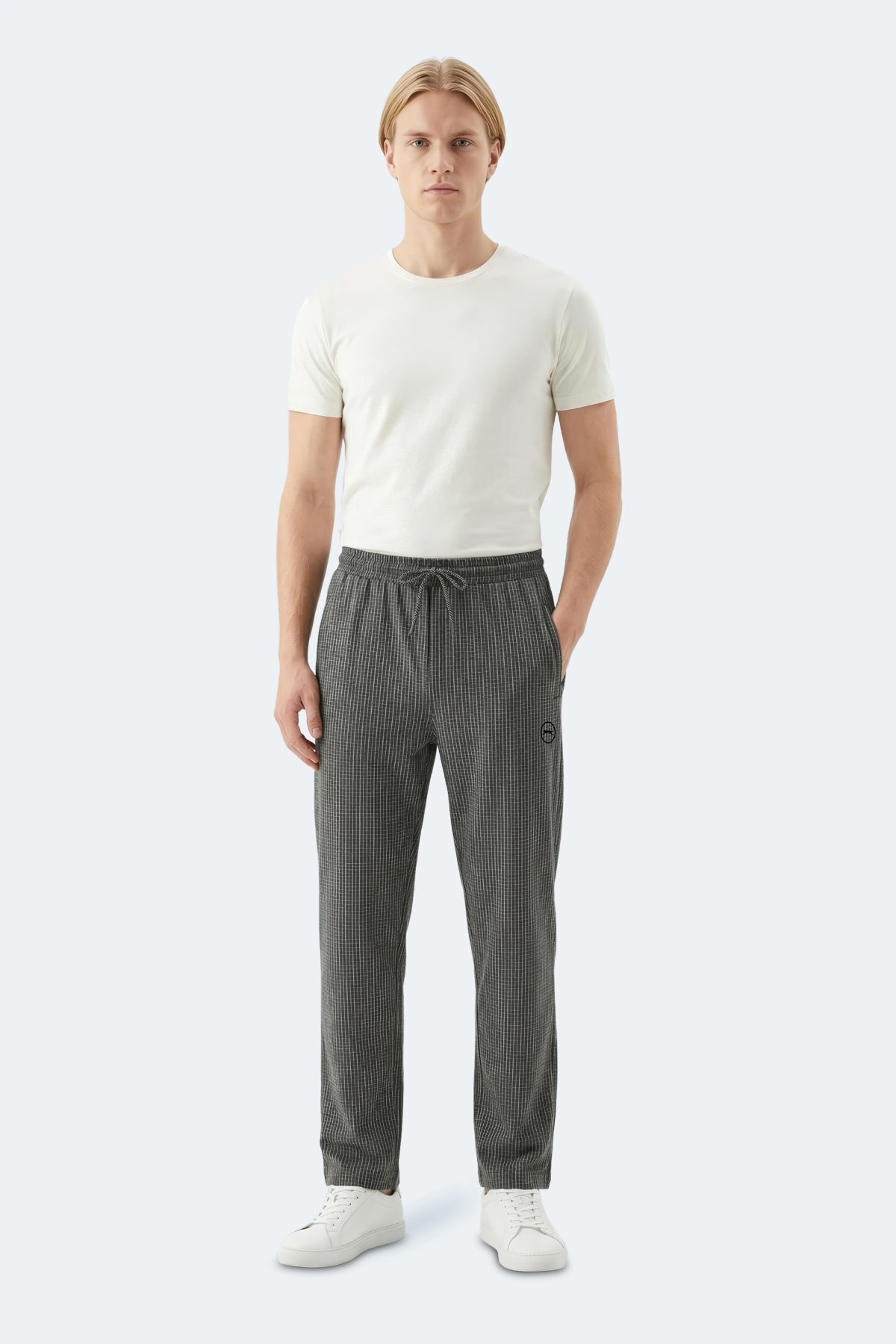 SLAZENGER NIKITA 2 Lİ SET Erkek Siyah - Bej Eşofman Altı görsel 6
