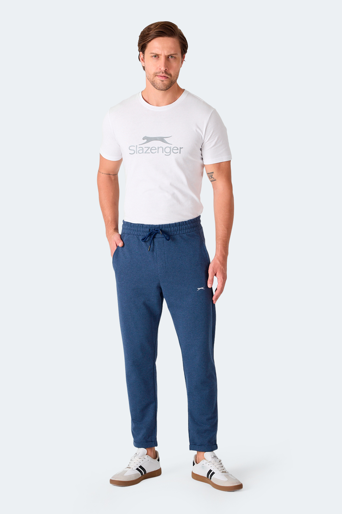 SLAZENGER MADOC Erkek Lacivert Eşofman Altı görsel 2