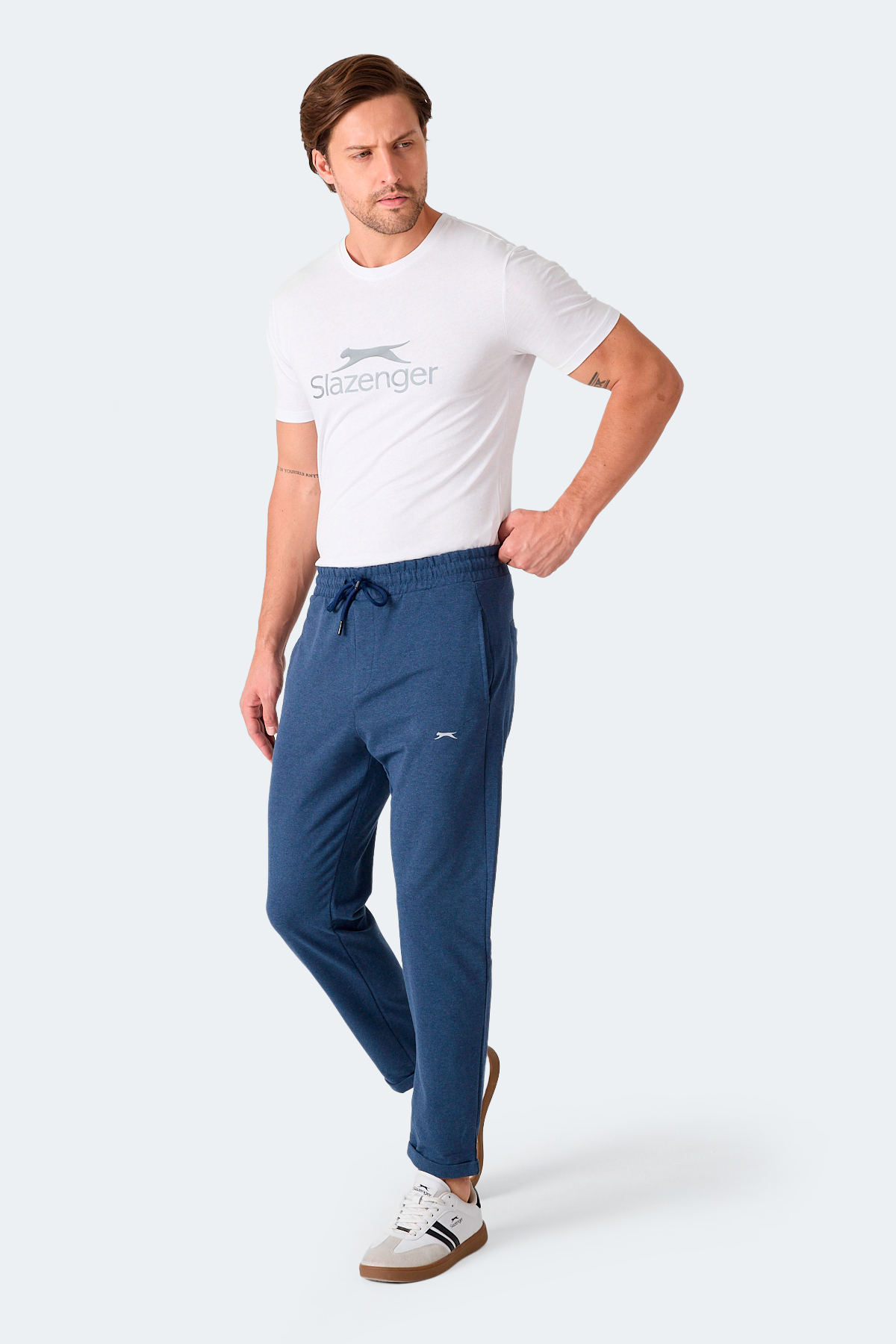 SLAZENGER MADOC Erkek Lacivert Eşofman Altı görsel 7