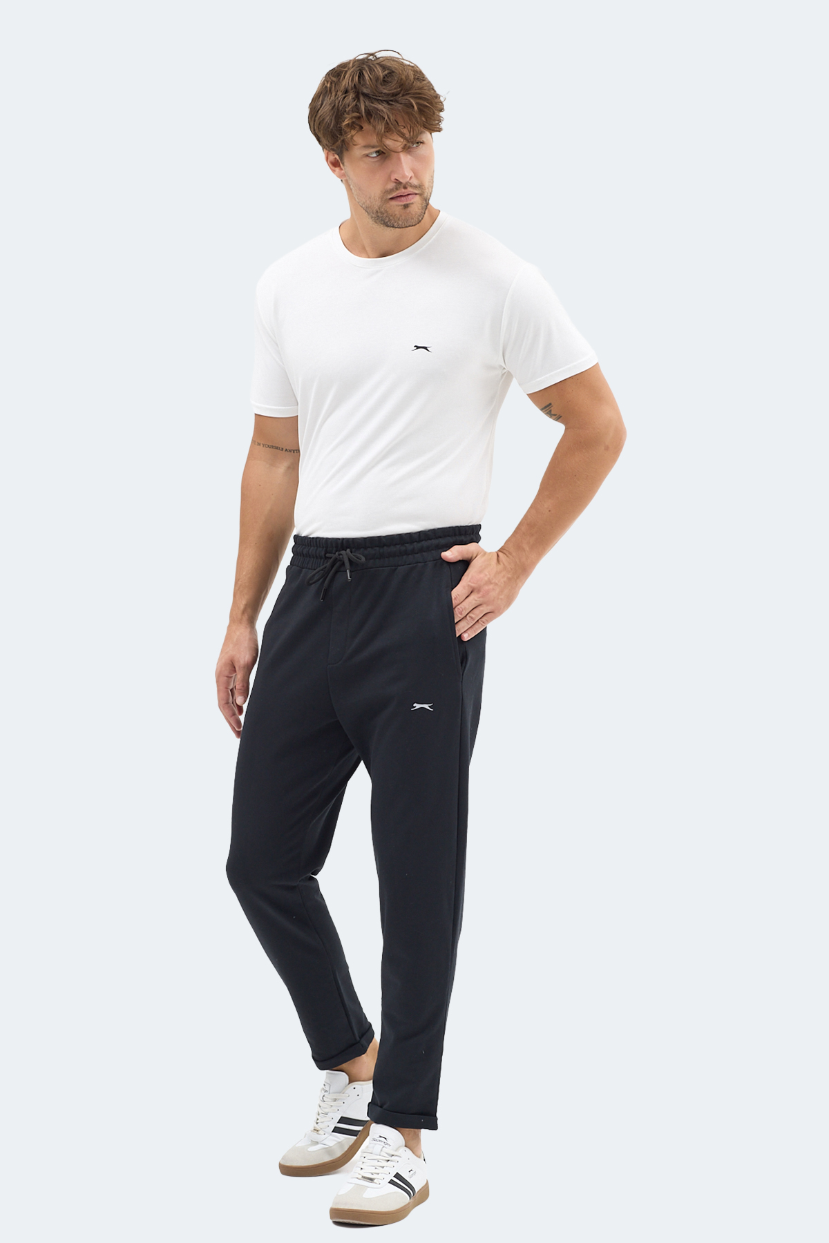 SLAZENGER MADOC Erkek Siyah Eşofman Altı görsel 2