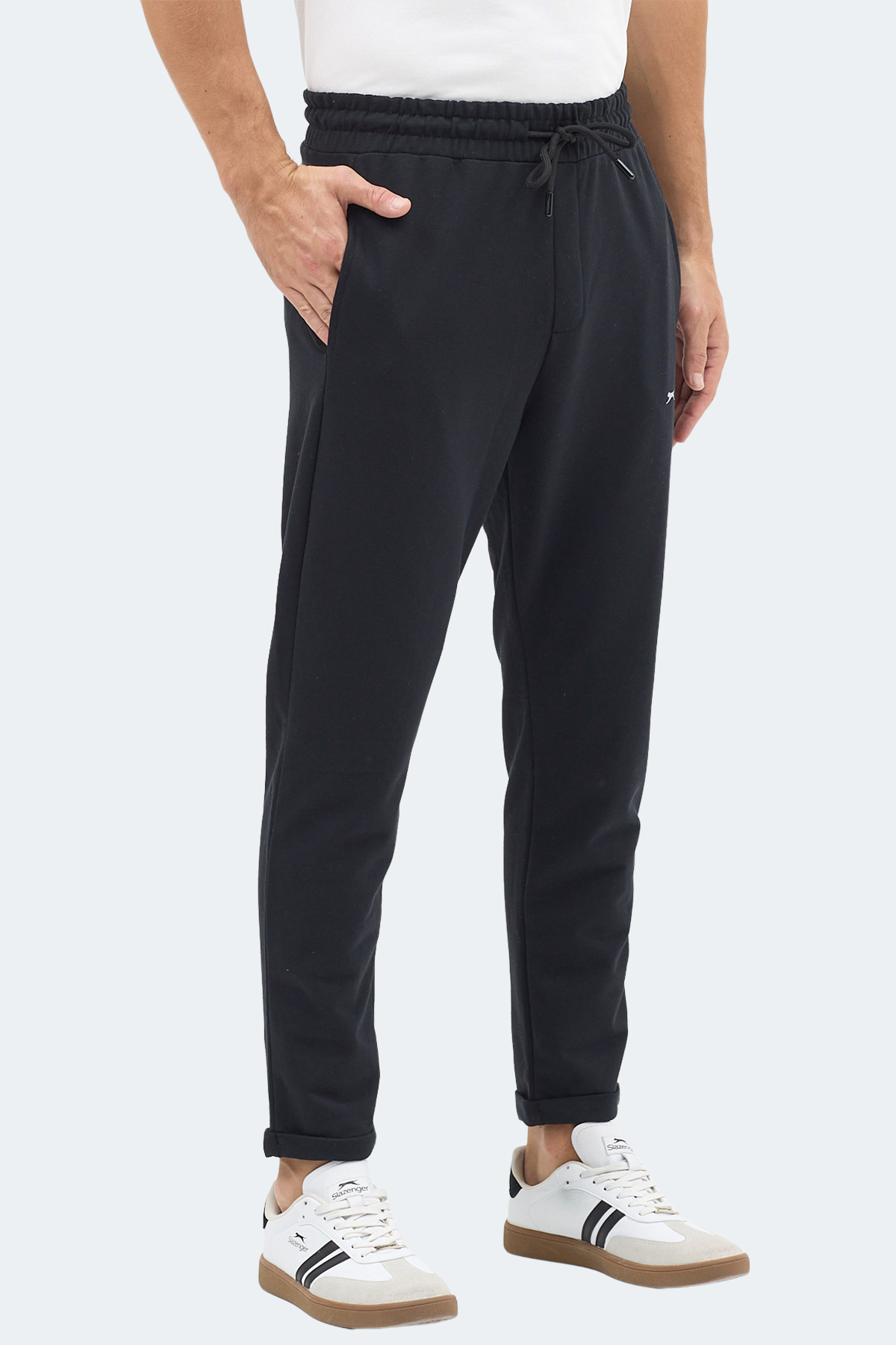 SLAZENGER MADOC Erkek Siyah Eşofman Altı görsel 4