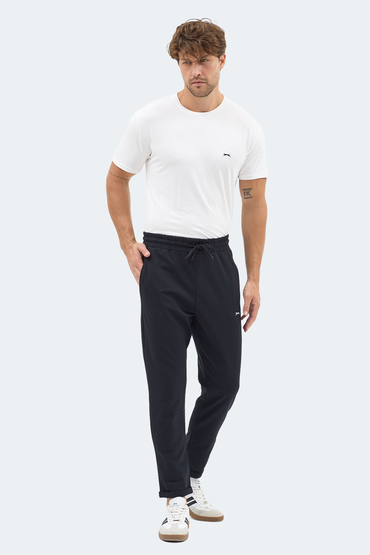 SLAZENGER MADOC Erkek Siyah Eşofman Altı görsel 8
