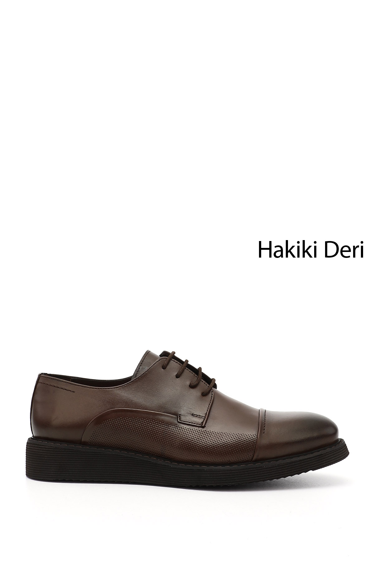 GÖNDERİ(R) Erkek TÜTÜN KAHVE Bağcıklı Hakiki Deri Klasik Ayakkabı