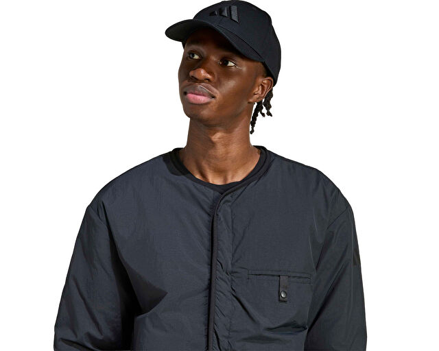 Adidas All Szn Lin Jkt Erkek Günlük Ceket JY5625 Siyah görsel 4