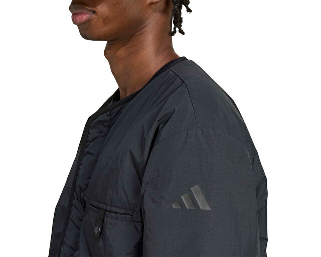 Adidas All Szn Lin Jkt Erkek Günlük Ceket JY5625 Siyah görsel 5