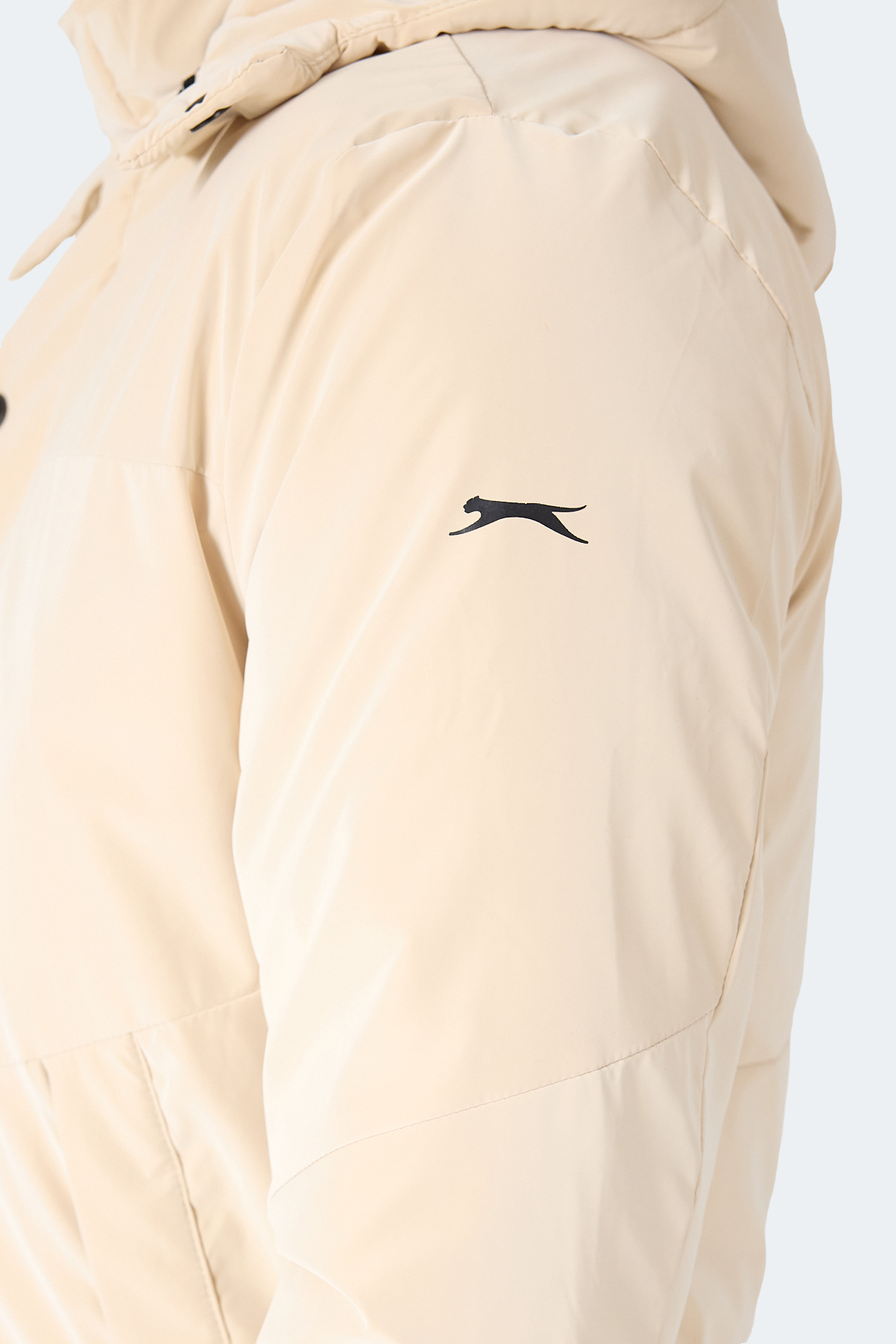 SLAZENGER GRIM Erkek Çıkarılabilir Kapüşonlu Bej Mont & Kaban görsel 7