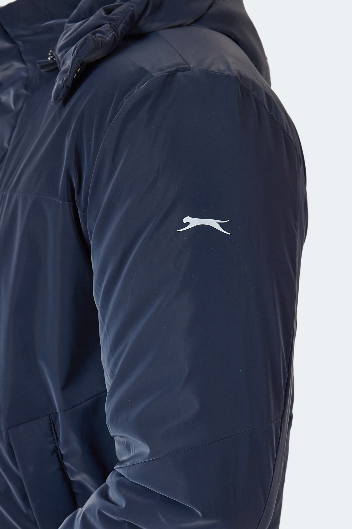 SLAZENGER GRIM Erkek Çıkarılabilir Kapüşonlu Lacivert Mont & Kaban görsel 5