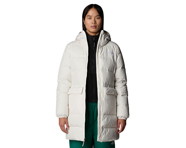 The North Face W Gotham Parka Kadın Outdoor Montu NF0A84IXQLI1 Beyaz görsel 4