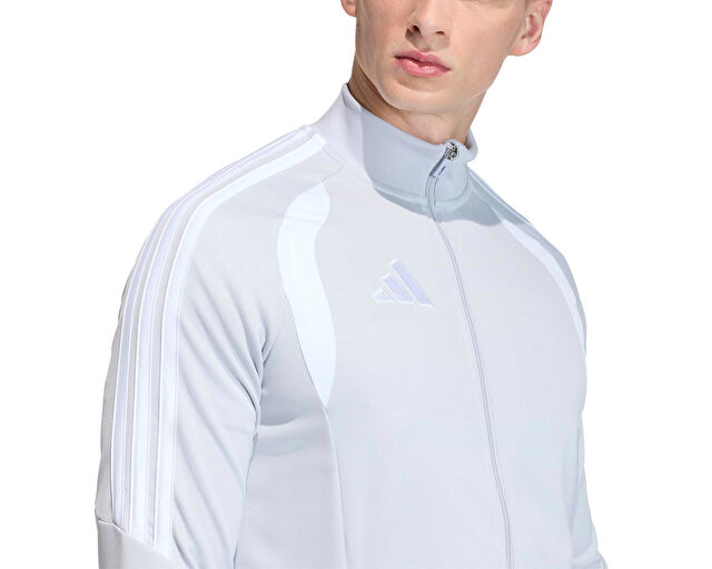 Adidas Tiro26L Tr Jkt Erkek Futbol Kamp Ceketi JY7204 Gri görsel 3