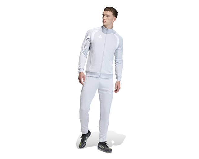 Adidas Tiro26L Tr Jkt Erkek Futbol Kamp Ceketi JY7204 Gri görsel 6