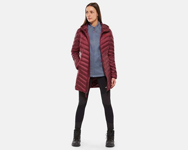 The North Face Bordo Kadın Outdoor Montu T93Brk3Ye W Trevail Parka görsel 3