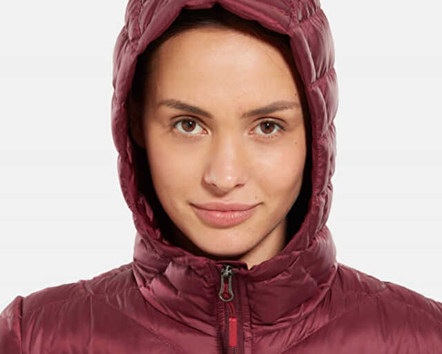 The North Face Bordo Kadın Outdoor Montu T93Brk3Ye W Trevail Parka görsel 6