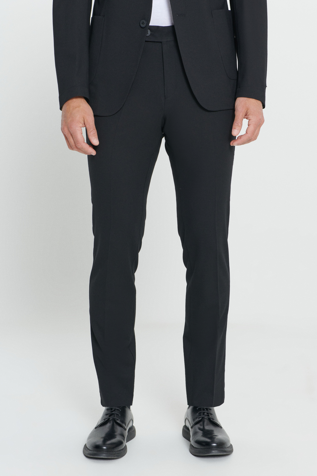 Altınyıldız Classics Erkek Siyah Slim Fit Dar Kesim Mono Yaka Yünlü Takım Elbise görsel 6