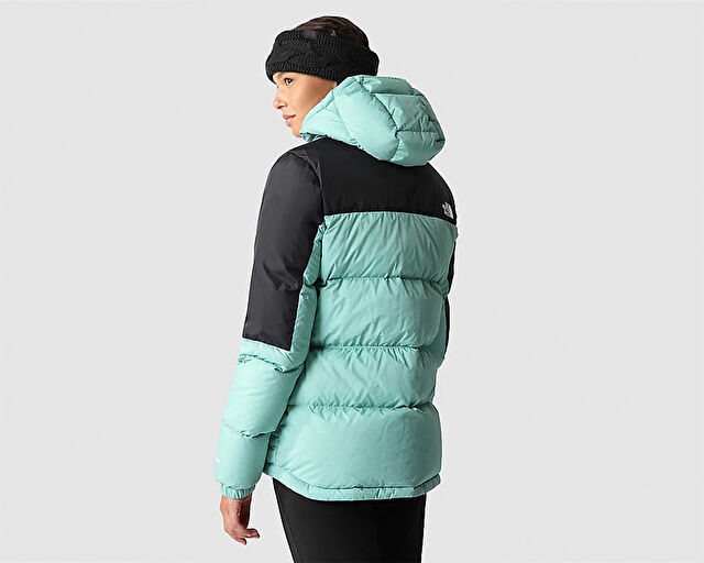 The North Face W Diablo Down Hoodie Kadın Outdoor Montu NF0A55H48641 Yeşil görsel 4