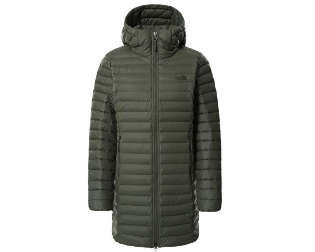 The North Face W Stretch Down Parka Kadın Outdoor Montu NF0A4P6JNYC1 Koyu Yeşil