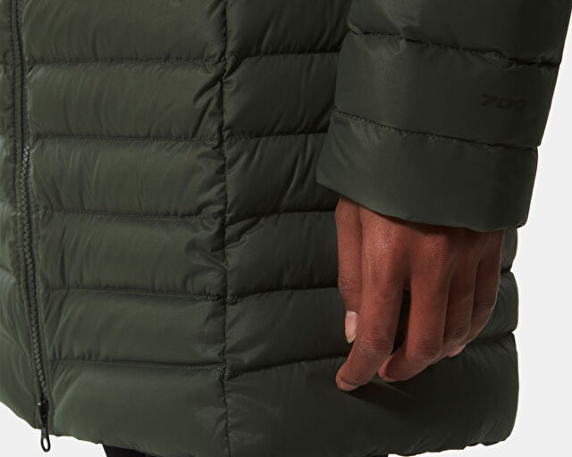 The North Face W Stretch Down Parka Kadın Outdoor Montu NF0A4P6JNYC1 Koyu Yeşil görsel 5