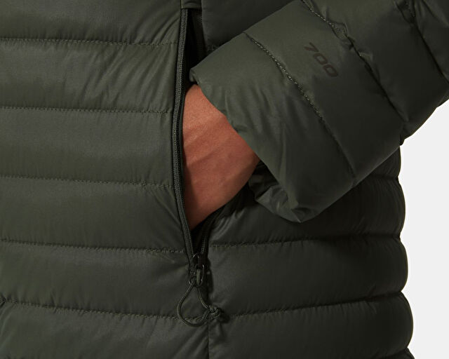 The North Face W Stretch Down Parka Kadın Outdoor Montu NF0A4P6JNYC1 Koyu Yeşil görsel 6