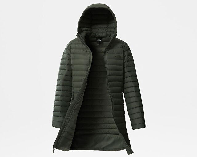 The North Face W Stretch Down Parka Kadın Outdoor Montu NF0A4P6JNYC1 Koyu Yeşil görsel 7