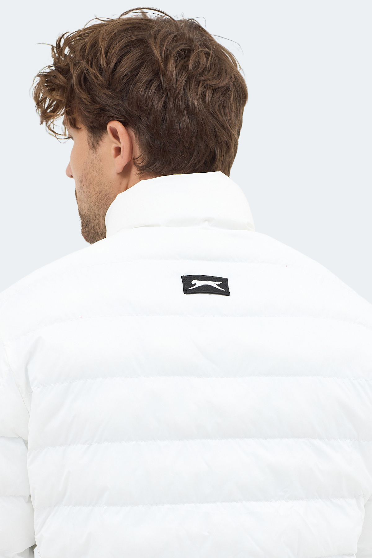 SLAZENGER BRAUM Erkek Şişme Ekru Mont & Kaban görsel 5