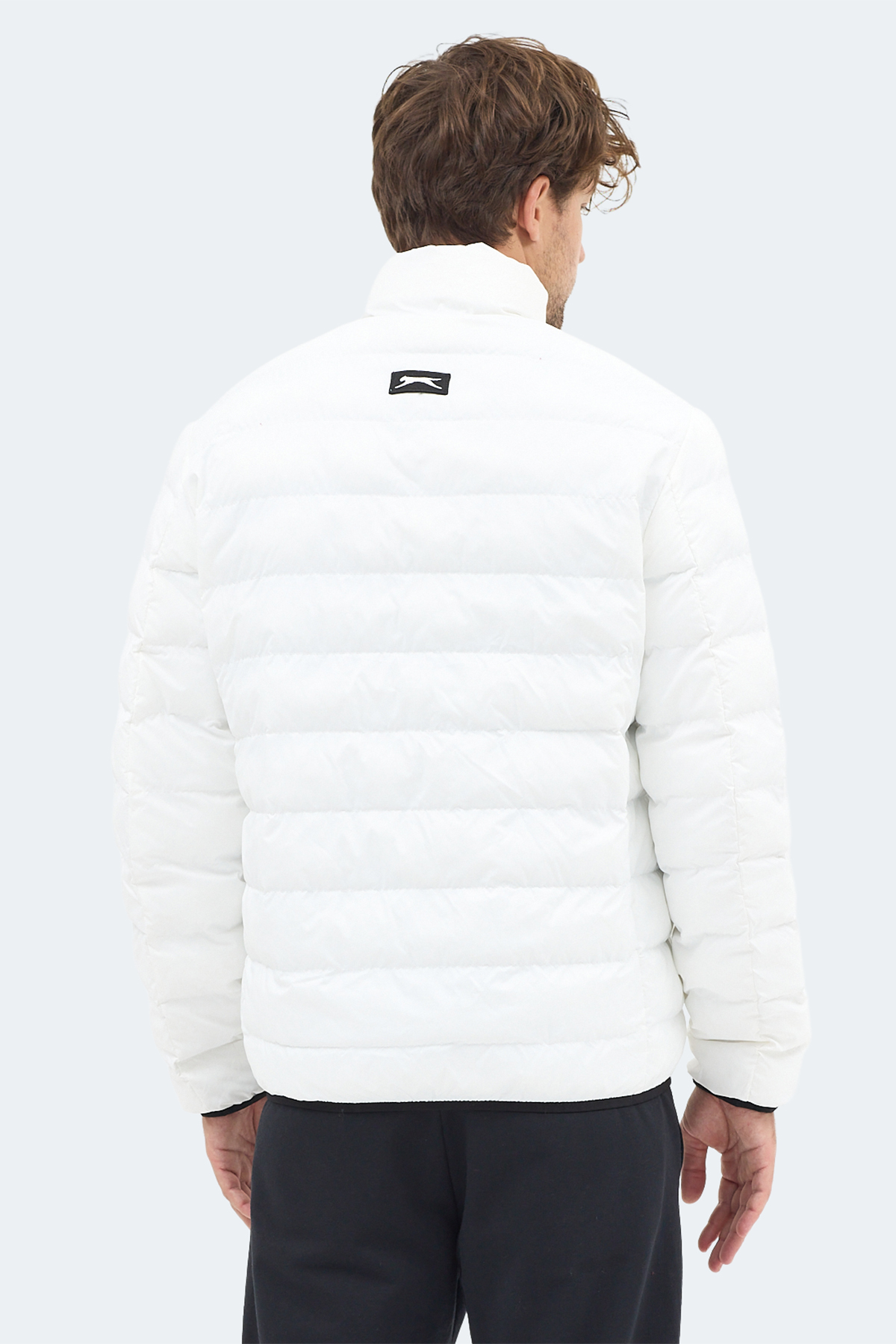 SLAZENGER BRAUM Erkek Şişme Ekru Mont & Kaban görsel 7